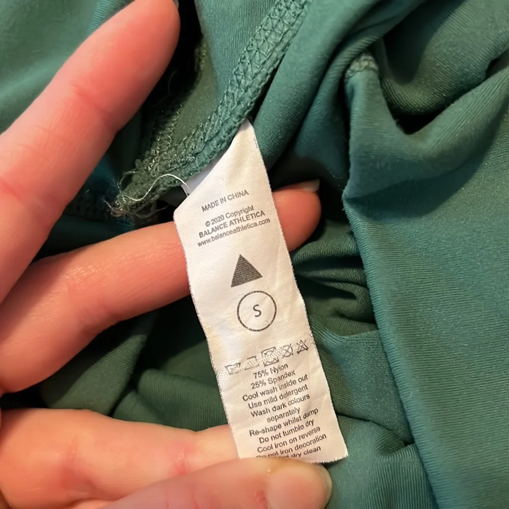 Balance Cloud Short, jade, size small, gently-used, sold out online - Picture 4 of 6